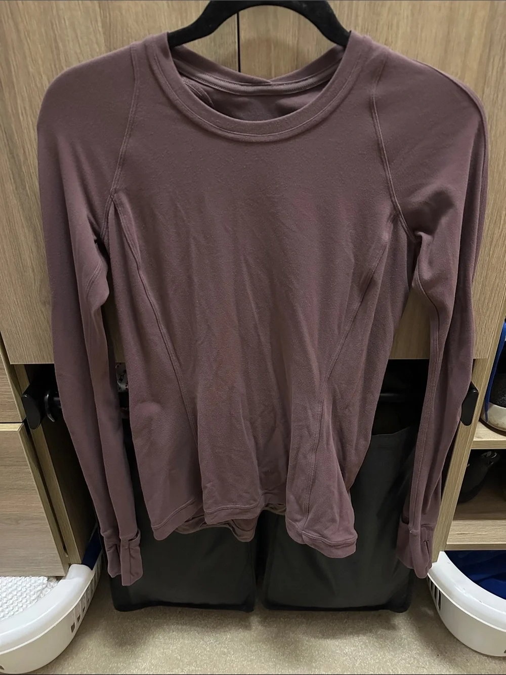 lululemon athletica Long-Sleeve Crew Top - Dusty Mauve